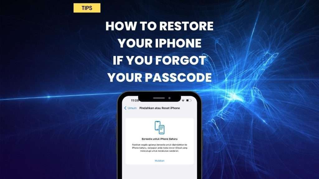 How To Restore Your Iphone If You Forgot Your Passcode